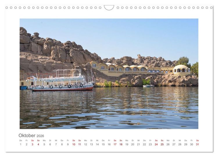 Produktbild: &Auml;gypten - unterwegs mit Julia Hahn (Wandkalender 2026 DIN A3 quer), CALVENDO Monatskalender