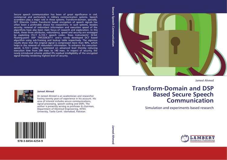 Produktbild: Transform-Domain and DSP Based Secure Speech Communication