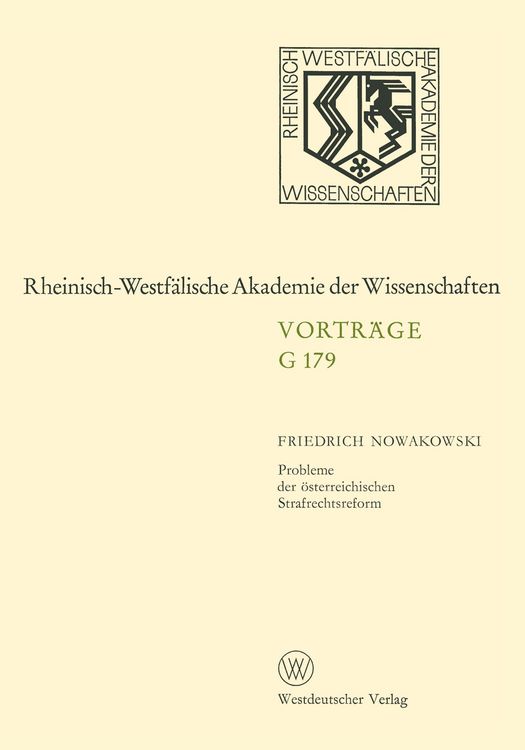 Produktbild: Probleme der &ouml;sterreichischen Strafrechtsreform