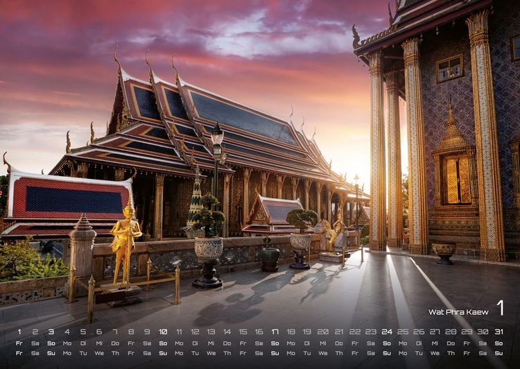 Produktbild: Thailand - Land of Smiles - 2027 - Kalender DIN A2