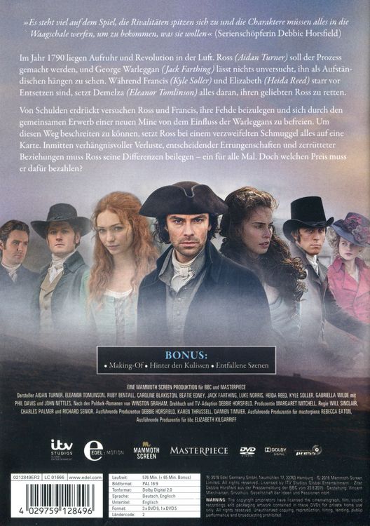 Produktbild: Poldark - Staffel 2 [4 DVDs]