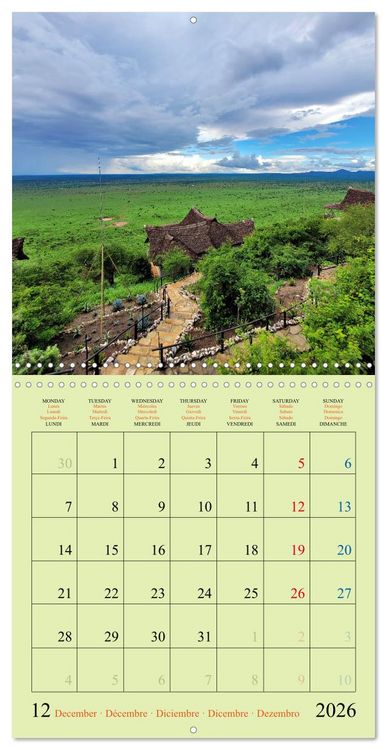 Produktbild: Discover Soroi Lions Bluff Lodge - Kenya (Wall Calendar 2026 12 &times; 12 Inch) CALVENDO 12 Month Wall Calendar