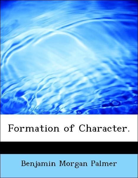 Produktbild: Palmer, B: Formation of Character.