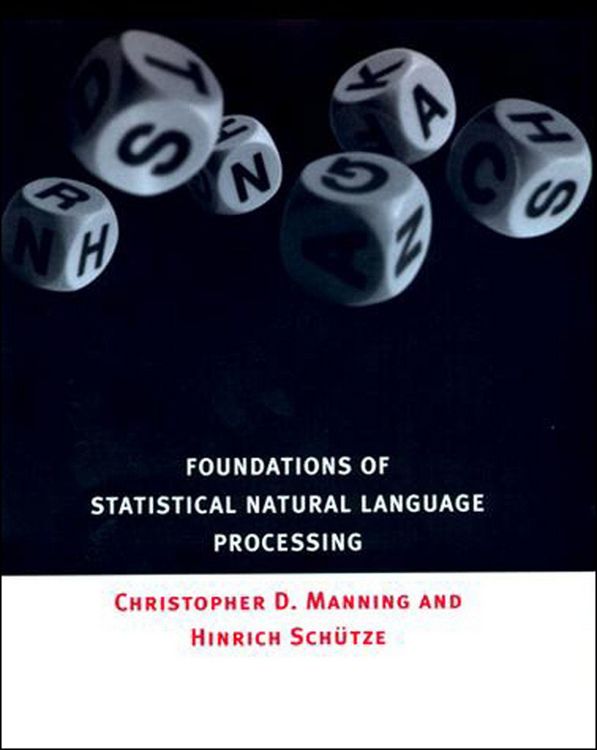 Produktbild: Foundations of Statistical Natural Language Processing