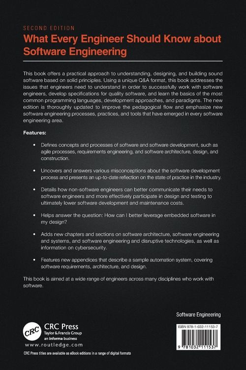 Produktbild: What Every Engineer Should Know about Software Engineering