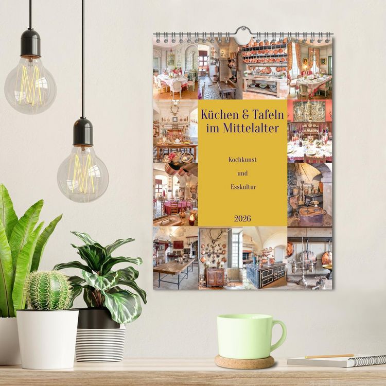 Produktbild: K&uuml;chen und Tafeln im Mittelalter (Wandkalender 2026 DIN A4 hoch), CALVENDO Monatskalender