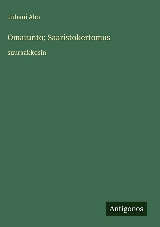 Produktbild: Omatunto; Saaristokertomus