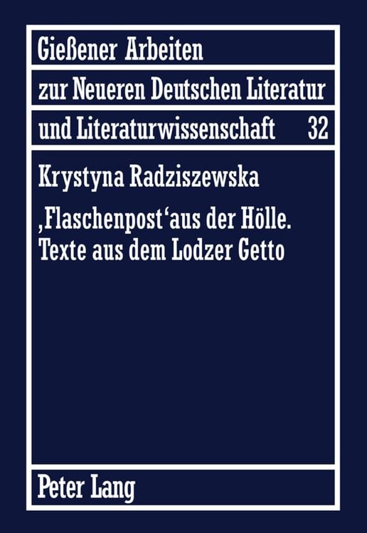 Produktbild: &laquo;Flaschenpost&raquo; aus der Hoelle. Texte aus dem Lodzer Getto