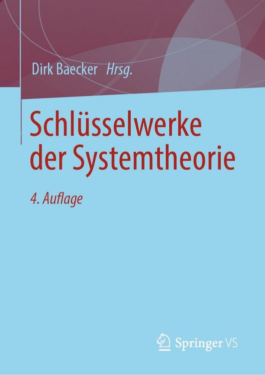 Produktbild: Schl&uuml;sselwerke der Systemtheorie