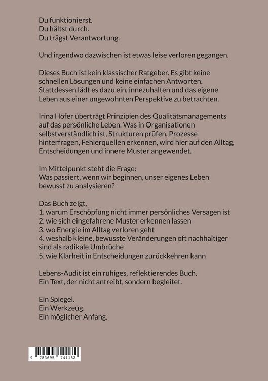 Produktbild: Das Audit deines Lebens