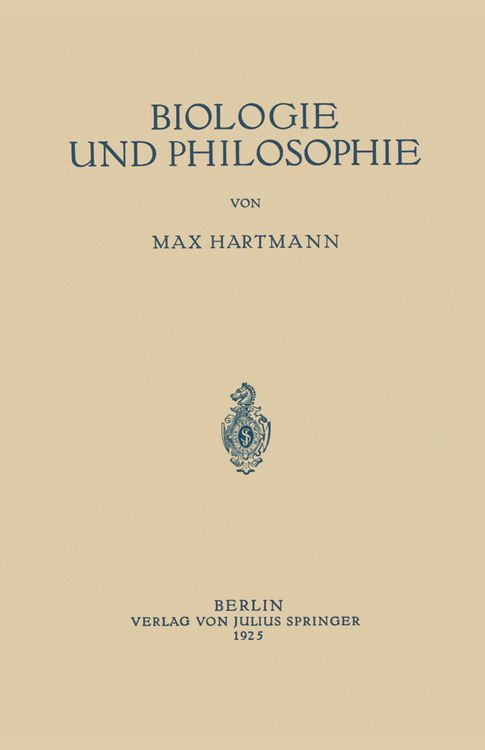 Produktbild: Biologie und Philosophie