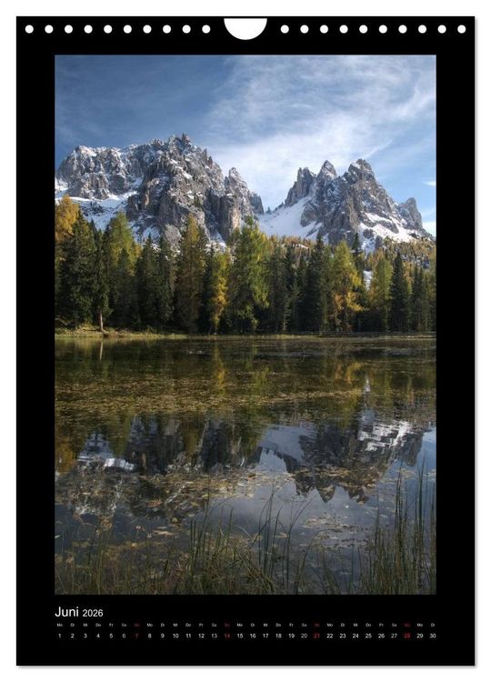 Produktbild: Landschaft im Fokus - Bayern, Tirol und S&uuml;dtirol (Wandkalender 2026 DIN A4 hoch), CALVENDO Monatskalender