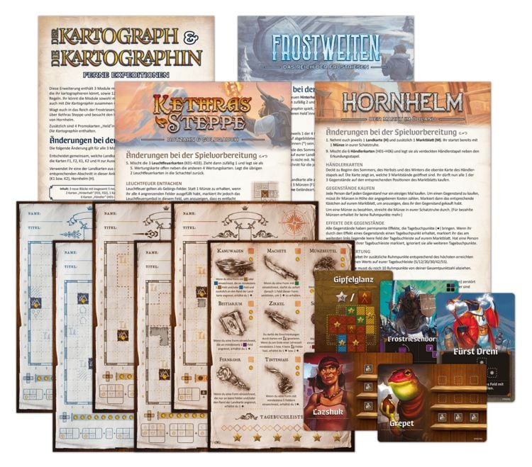 Produktbild: Der Kartograph & Die Kartographin: Ferne Expeditionen (Erweiterung)