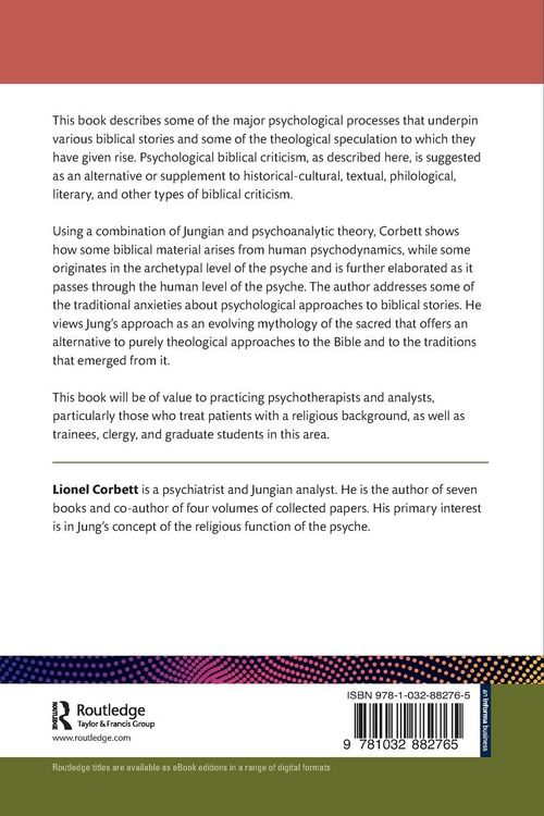 Produktbild: A Jungian and Psychoanalytic Approach to Biblical Myth and Religion