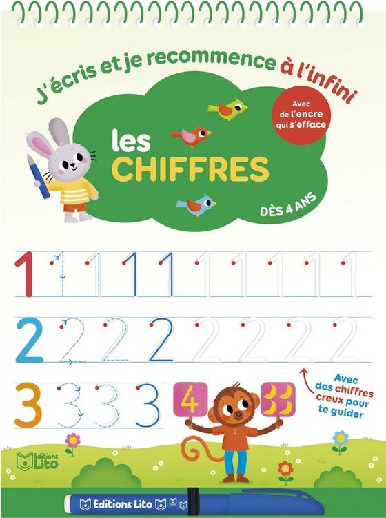 Produktbild: Les chiffres : d&egrave;s 4 ans