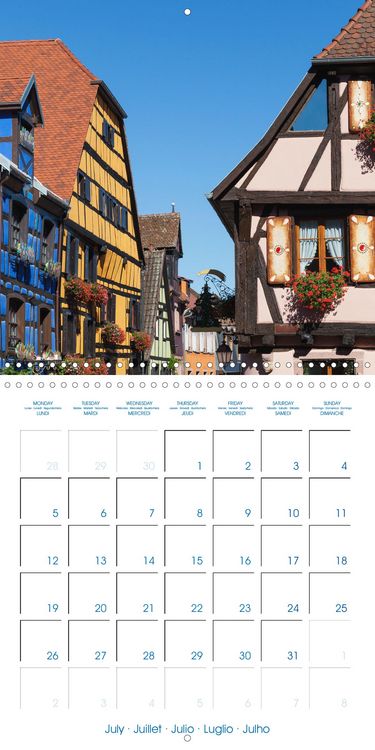 Produktbild: Wojciech, G: France Alsace - Charming Wine Region (Wall Cale