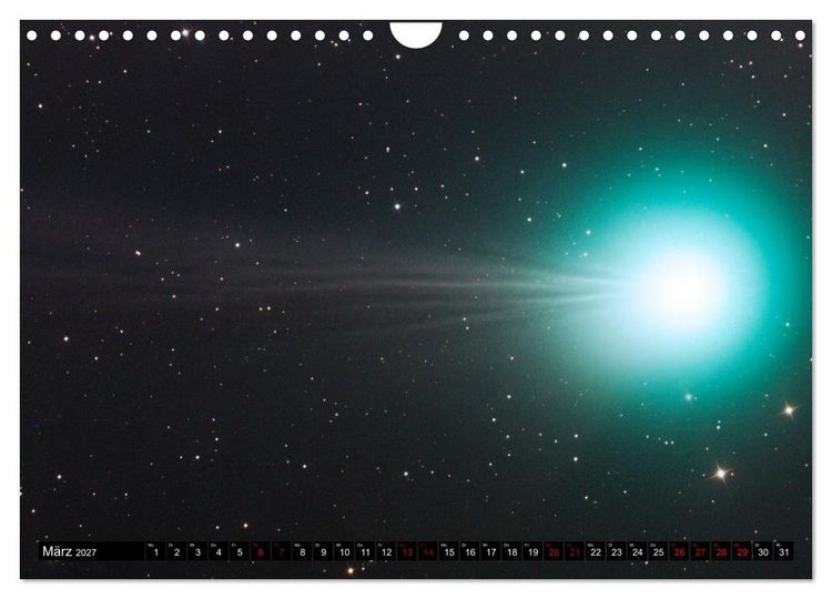 Produktbild: Farbiges Weltall (Wandkalender 2027 DIN A4 quer), CALVENDO Monatskalender