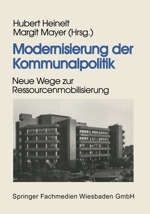 Produktbild: Modernisierung der Kommunalpolitik