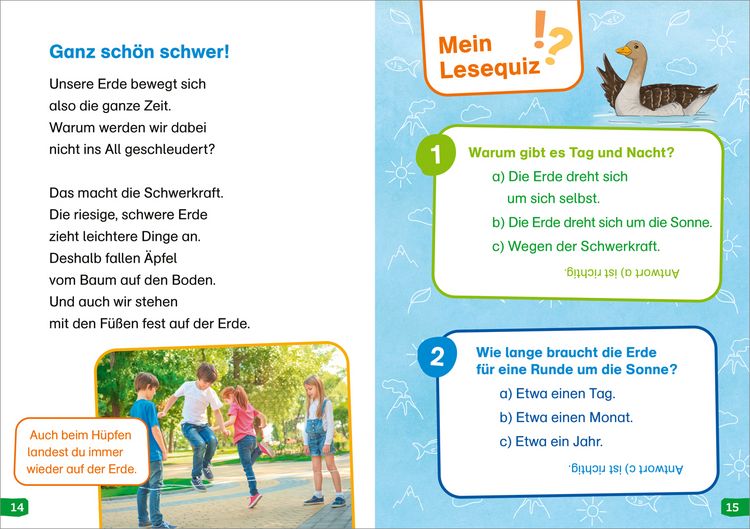 Produktbild: WAS IST WAS Erstes Lesen easy! Band 14. Entdecke unsere Erde