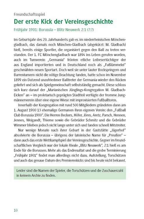Produktbild: Borussia M&ouml;nchengladbach - die 100 wichtigsten Spiele