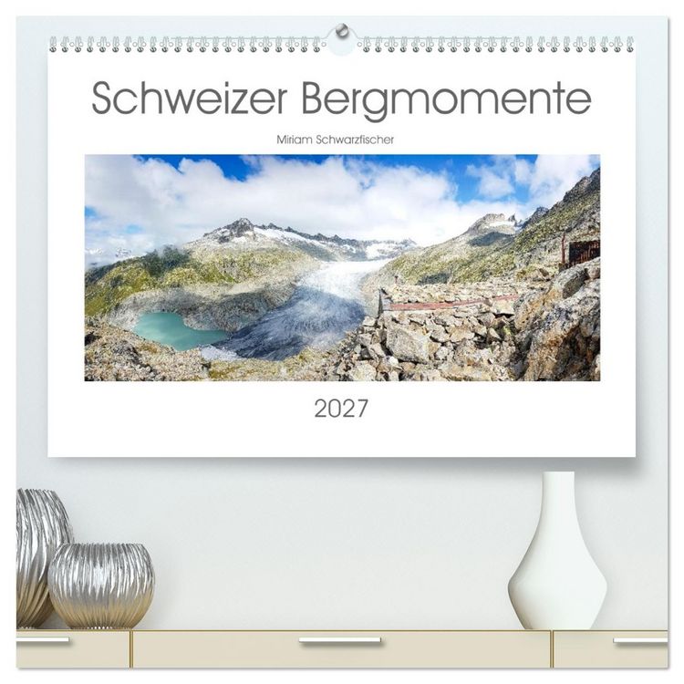 Produktbild: Schweizer Bergmomente (hochwertiger Premium Wandkalender 2027 DIN A2 quer), Kunstdruck in Hochglanz