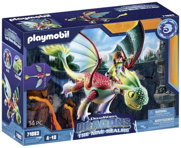 PLAYMOBIL 71083 - Dragons, Die 9 Welten - Feathers & Alex
