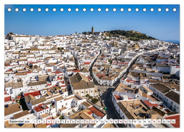 Produktbild: Spanien - Costa de la Luz (Tischkalender 2026 DIN A5 quer), CALVENDO Monatskalender