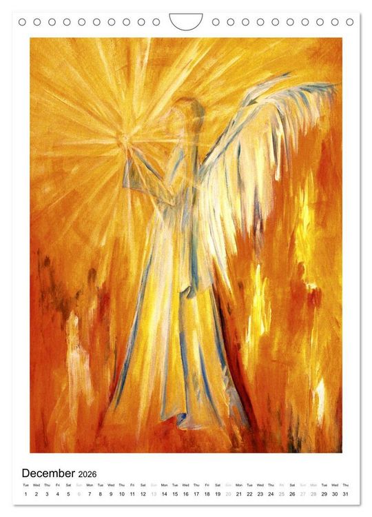 Produktbild: Angel paintings (Wall Calendar 2026 DIN A4 portrait), CALVENDO 12 Month Wall Calendar