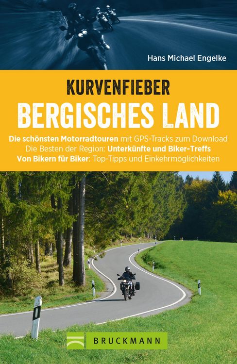 Produktbild: Kurvenfieber Bergisches Land. Motorradf&uuml;hrer im Taschenformat