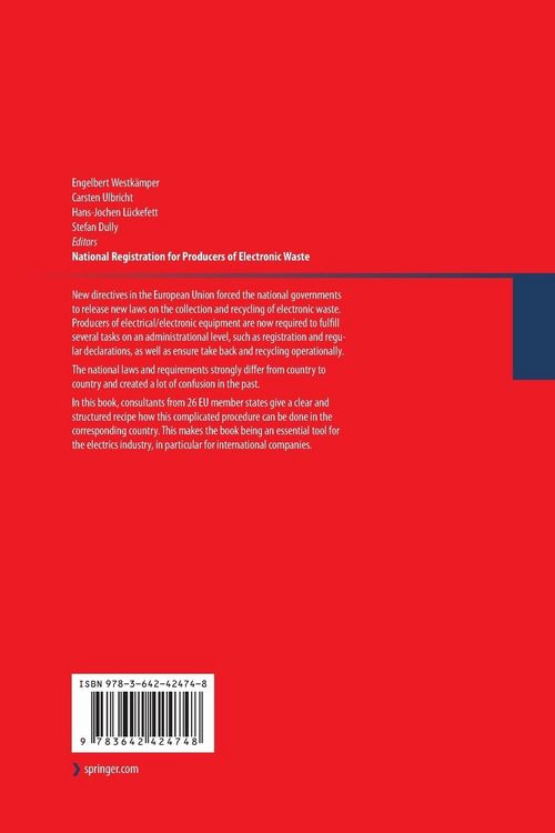 Produktbild: National Registration for Producers of Electronic Waste