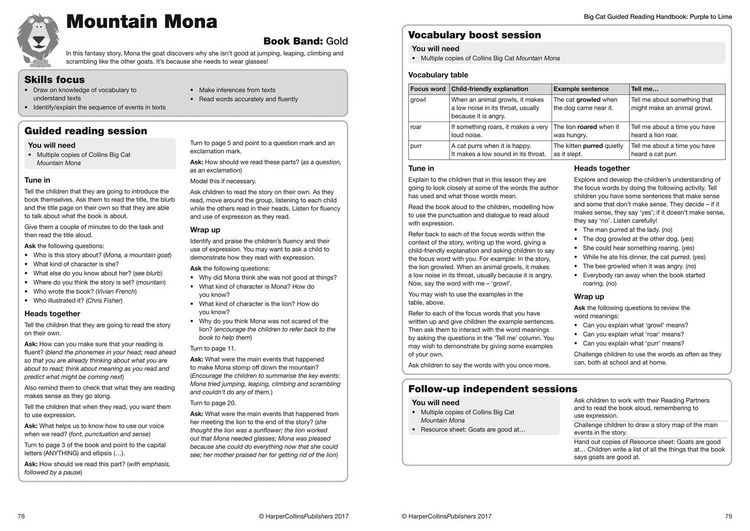 Produktbild: Collins Big Cat - Guided Reading Handbook Orange to Lime