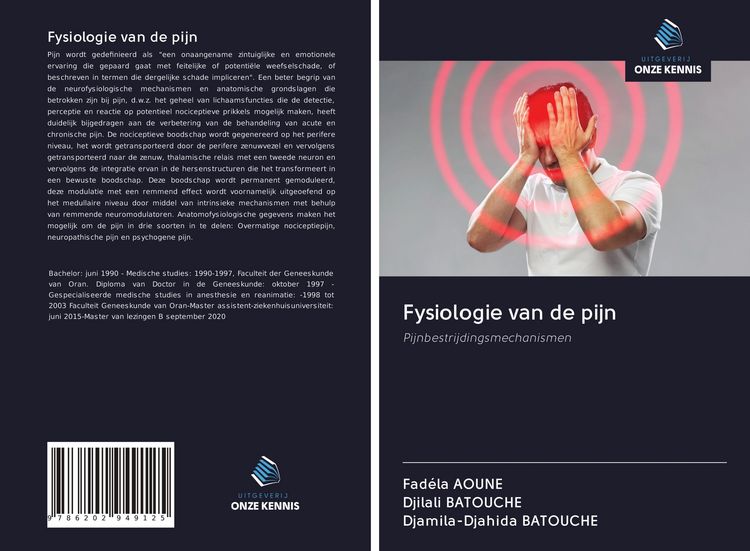 Produktbild: Fysiologie van de pijn