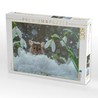 Produktbild: CALVENDO Puzzle Die Schnee-M&auml;usek&ouml;nigin | 1000 Teile Lege-Gr&ouml;&szlig;e 64x48cm Foto-Puzzle f&uuml;r gl&uuml;ckliche Stunden