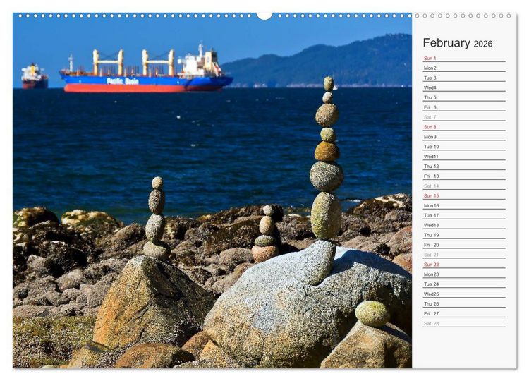 Produktbild: Vancouver Perspectives (High Quality Premium Wall Calendar 2026 DIN A2 landscape),CALVENDO 12 Month Wall Calendar