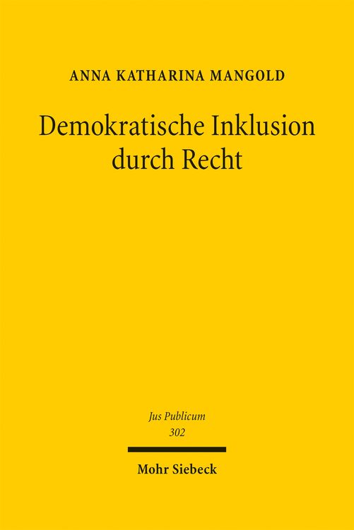 Produktbild: Demokratische Inklusion durch Recht