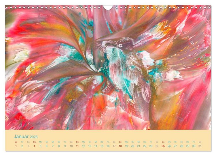 Produktbild: Kunstkalender 2026 - Augenblicke der Malerei (Wandkalender 2026 DIN A3 quer), CALVENDO Monatskalender