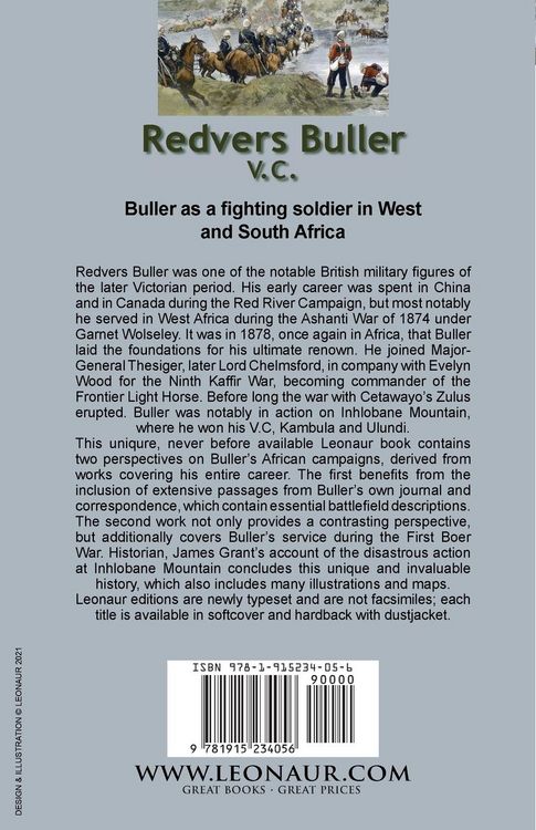 Produktbild: Redvers Buller V.C., the African Campaigns,1873-1879-Sir Redvers Buller, the Ashanti Campaign and the Zulu War by C. H. Melville & Sir Redvers H. Buller, V.C. and the Ashanti and Zulu Wars by Walter Jerrold, With an Account 'Storming the Inhlobane Mountai