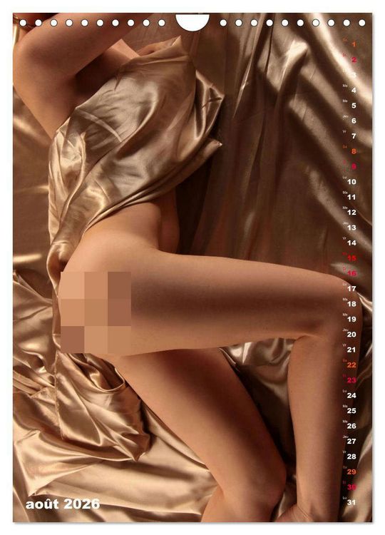 Produktbild: L'or nu (Calendrier mural 2026 DIN A4 horizontal), CALVENDO calendrier mensuel