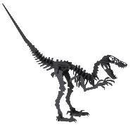 Produktbild: 3D Papiermodell. Velociraptor