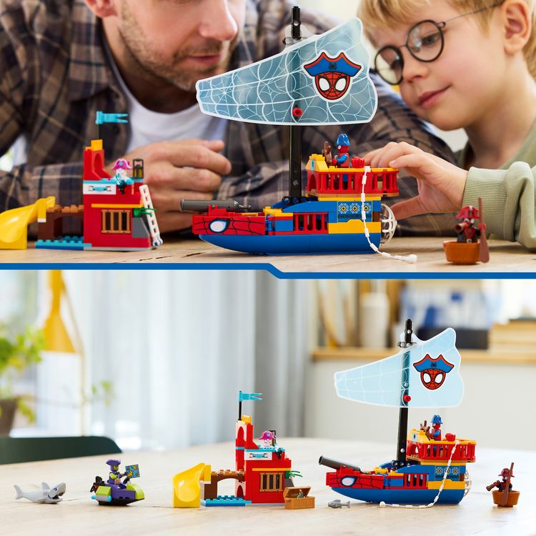 Produktbild: LEGO ǀ Marvel 11208 Piratenschiff von Spideys Team, Minifiguren Spielset