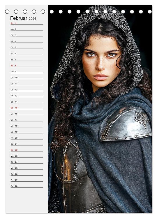 Produktbild: Armor Couture. Mode inspiriert vom Mittelalter (Tischkalender 2026 DIN A5 hoch), CALVENDO Monatskalender