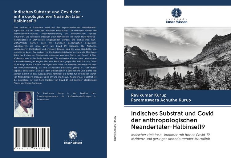 Produktbild: Indisches Substrat und Covid der anthropologischen Neandertaler-Halbinsel19