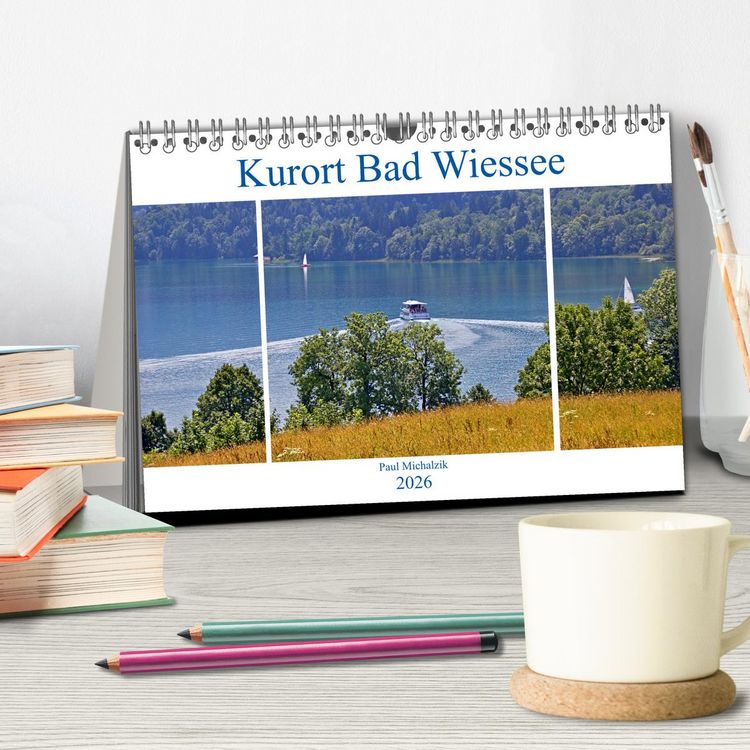 Produktbild: Kurort Bad Wiessee (Tischkalender 2026 DIN A5 quer), CALVENDO Monatskalender