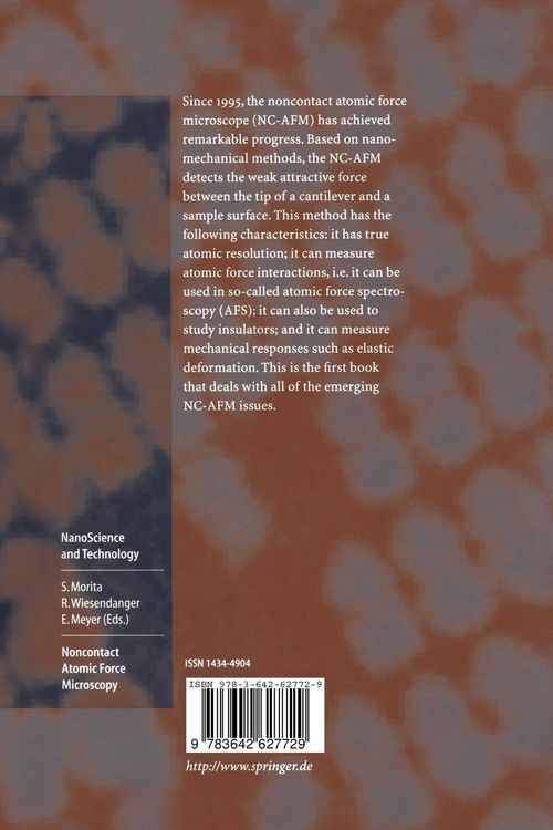Produktbild: Noncontact Atomic Force Microscopy