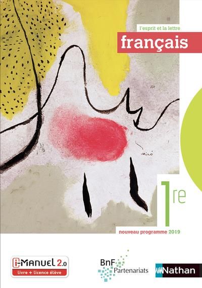 Produktbild: Fran&ccedil;ais 1re : nouveau programme 2019