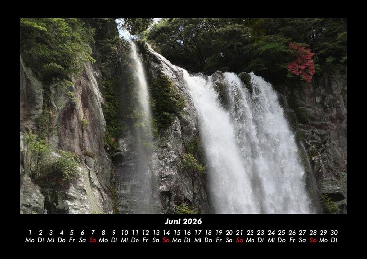 Produktbild: Wasserf&auml;lle 2026 Fotokalender DIN A3