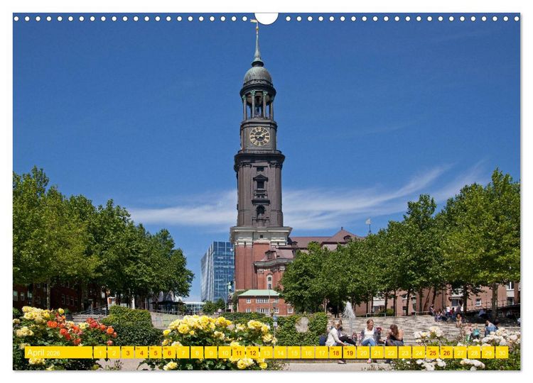 Produktbild: Hamburg - Perle an der Elbe (Wandkalender 2026 DIN A3 quer), CALVENDO Monatskalender