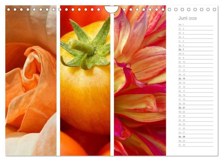 Produktbild: Nat&uuml;rlicher Dreiklang (Wandkalender 2026 DIN A4 quer), CALVENDO Monatskalender
