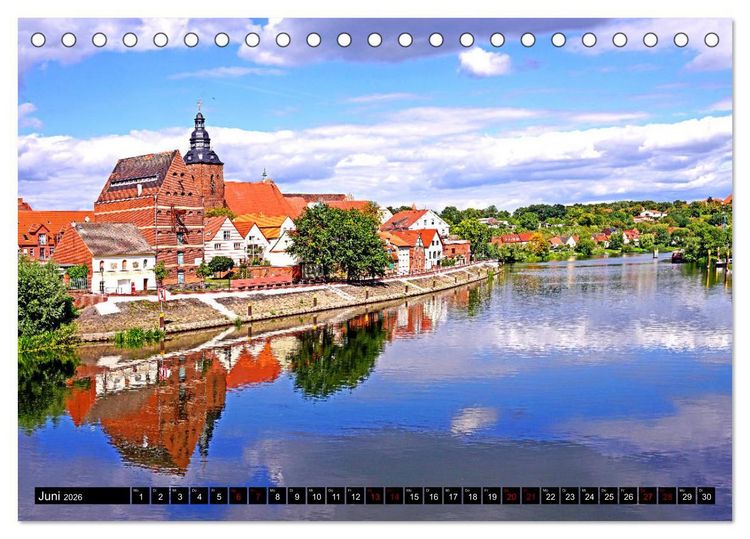 Produktbild: Havelberg bis Tangerm&uuml;nde (Tischkalender 2026 DIN A5 quer), CALVENDO Monatskalender