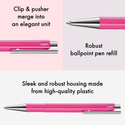 Produktbild: LAMY Kugelschreiber 204 LAMY logo M+ neonpink
